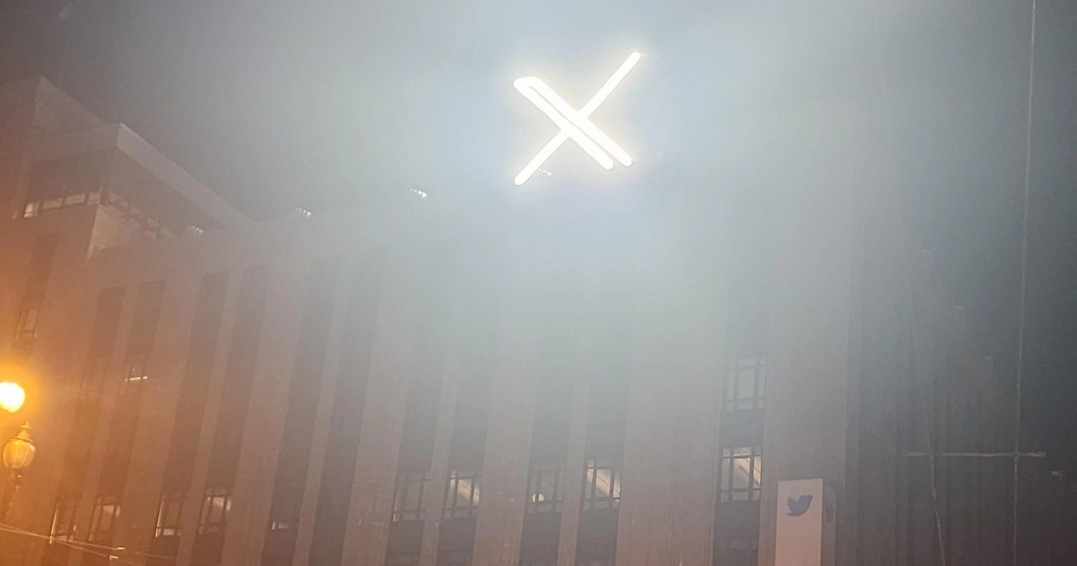Neighbours fume at new X logo