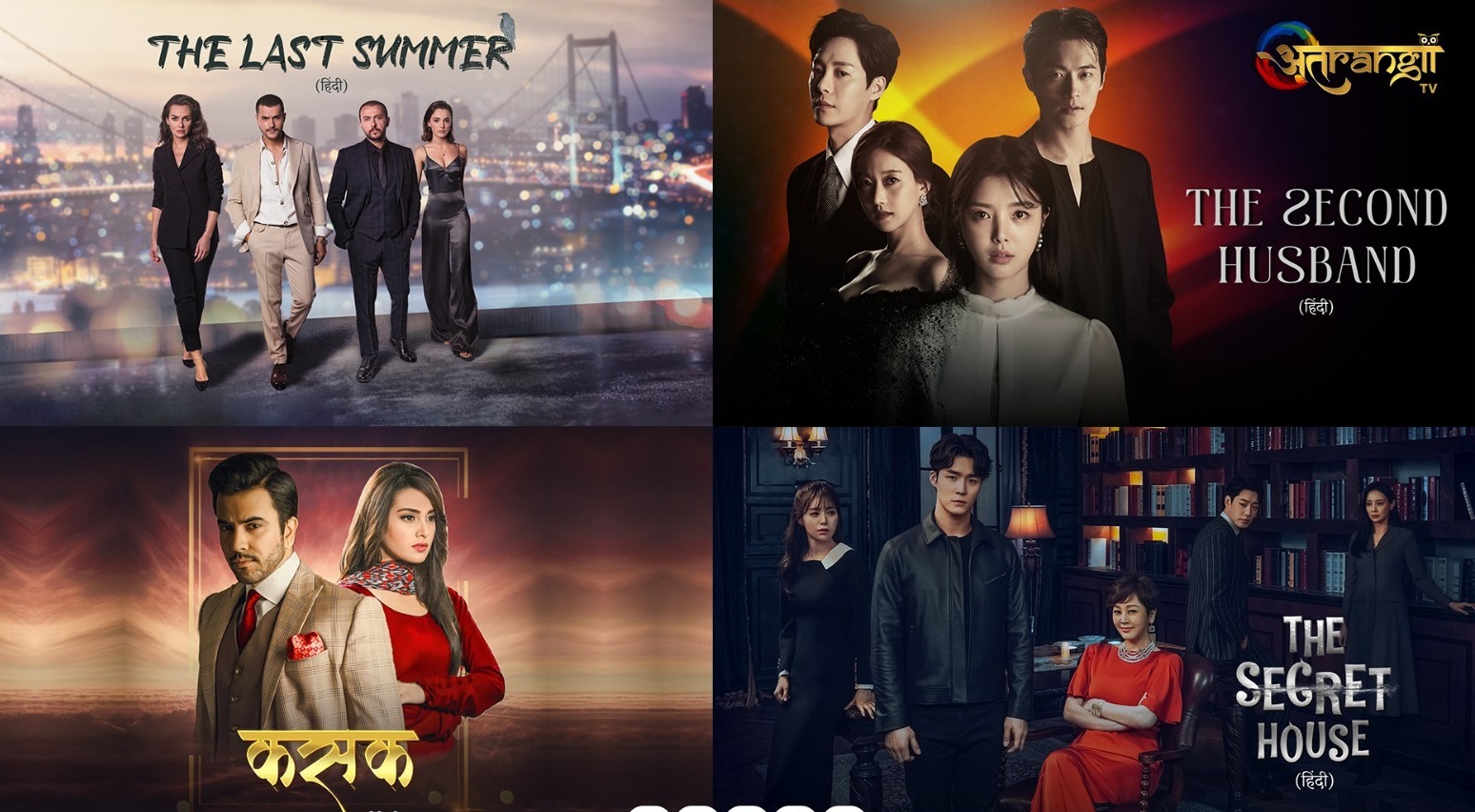 Popular Korean, Turkish and Russian content