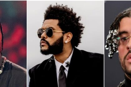 Travis Scott, Bad Bunny and The Weeknd