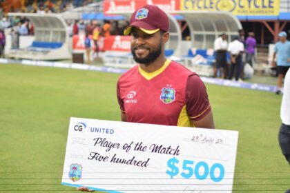 West Indies batter Shai Hope