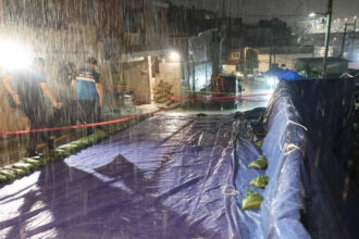 Heavy rain in Seoul