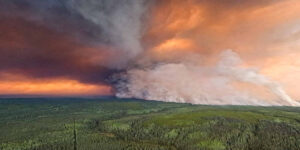wildfires burning in Columbia