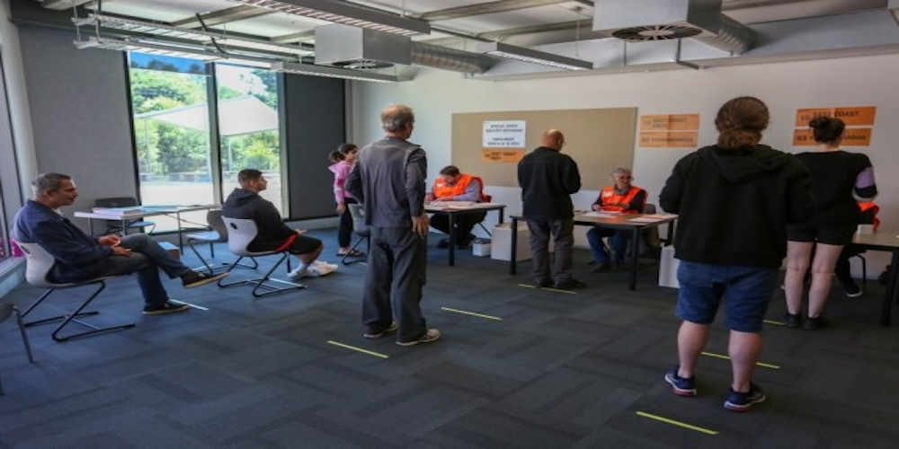 voting place in Auckland
