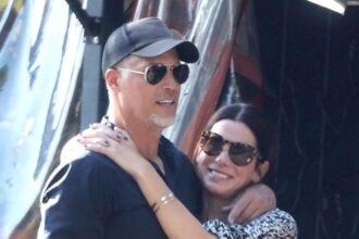 Sandra Bullock and Bryan Randall