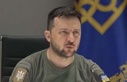 Ukrainian President Volodymyr Zelensky