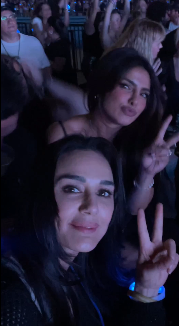 Priyanka Chopra and Preity Zinta (pic credit Preity Zinta Instagram)