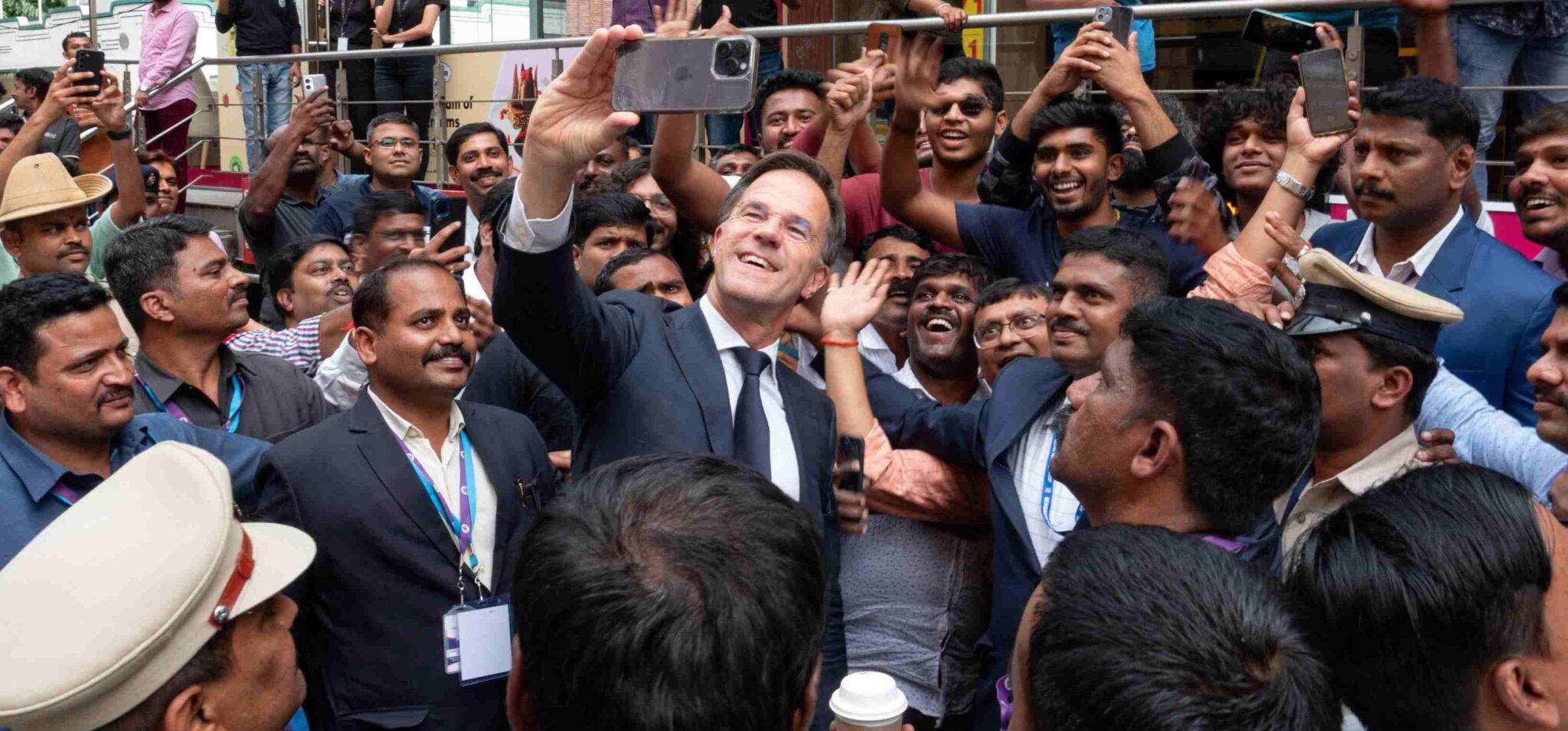 Mark Rutte in Bangalore (Pic Credit Mark Rutte Twitter)