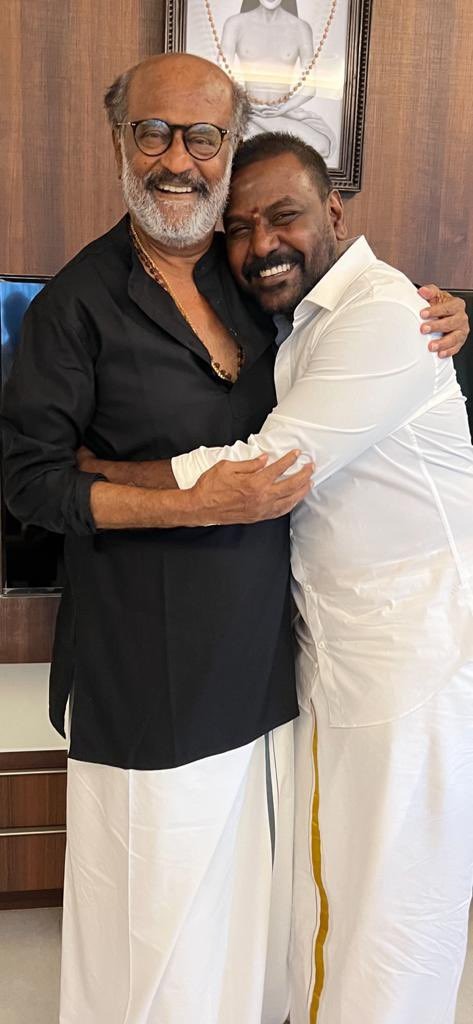 Rajnikant & Raghava Lawrence (pic credit Raghava Lawrence twitter)