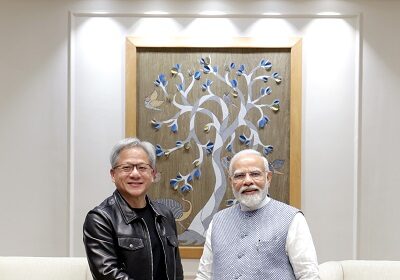 PM Modi meets Nvidia chief Jensen Huang