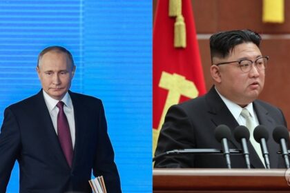North Korean leader Kim Jong Un and Russian President Vladimir Putin