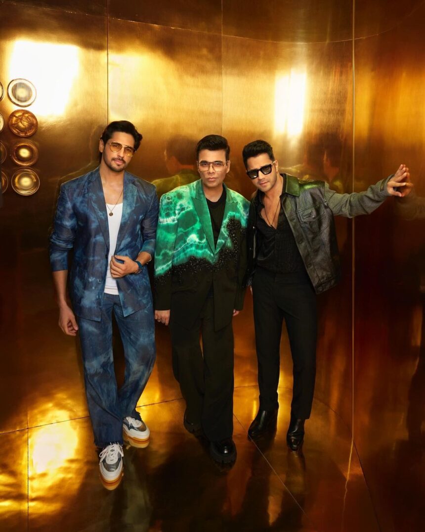 Siddharth, Varun and karan (Pic credit sidmalhotra Insta)