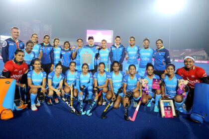 indian women's hockey team (pic credit TheHockeyIndia "X")