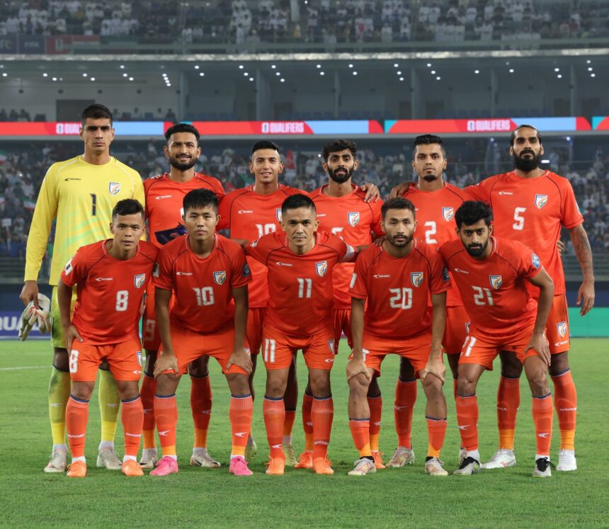 Indian football team (pic credit IndianFootball "X")