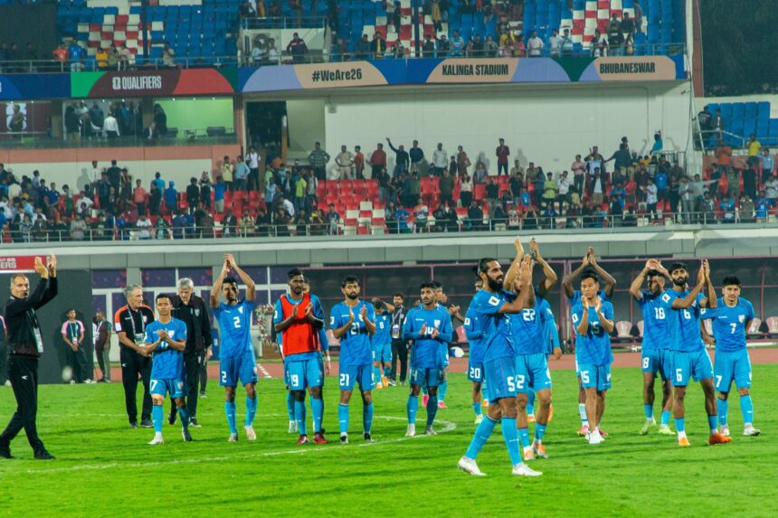 Indian football team (pic credit IndianFootball "X")