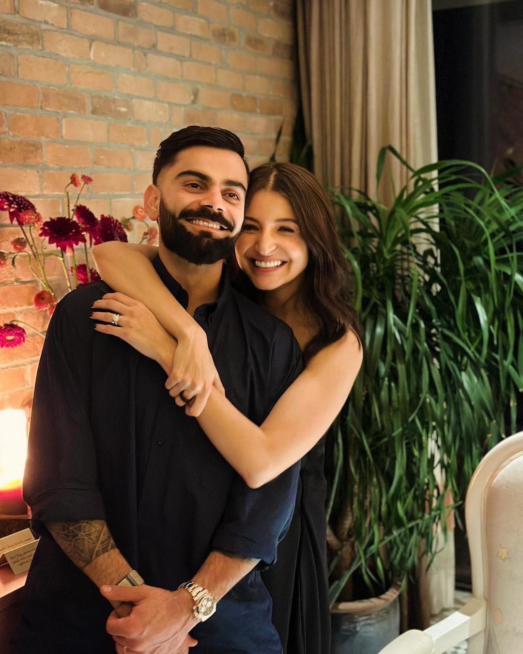 Virat and Anushka (pic credit virat.kohli Insta)