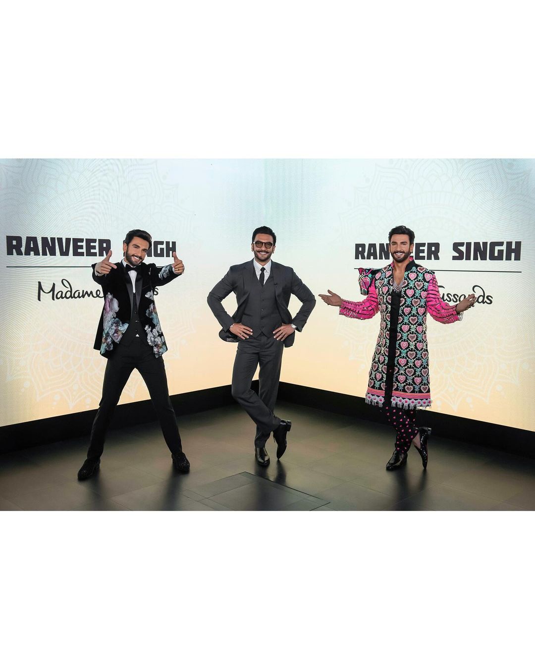 Ranveer Singh wax figures (pic credit ranveersingh "Insta")