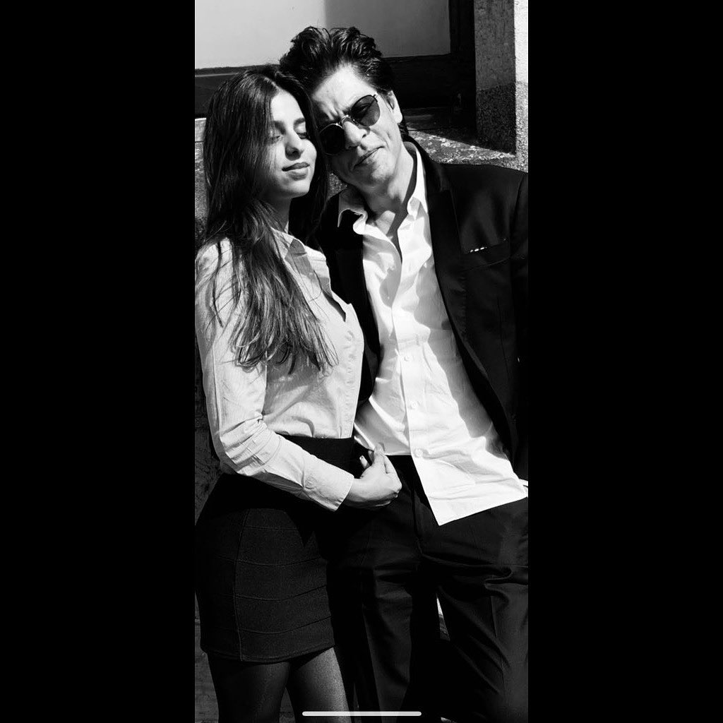 Shahrukh & Suhana (pic credit iamsrk Insta)
