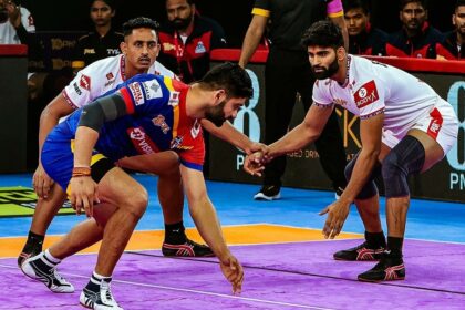 Up vs Haryana PKL (pic credit ProKabaddi "X")