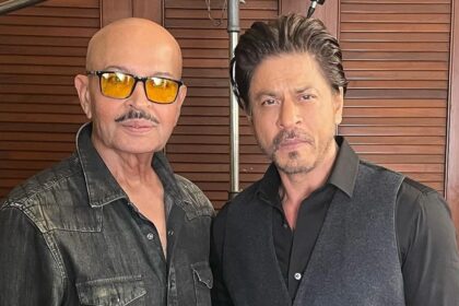 Rakesh Roshan and Shah Rukh Khan