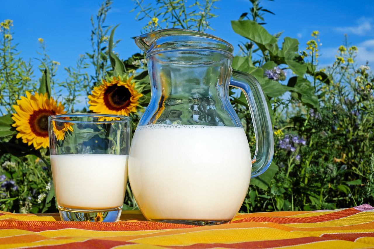 Raw milk face packs