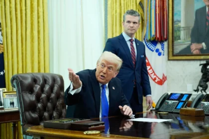 Donald Trump and Pete Hegseth