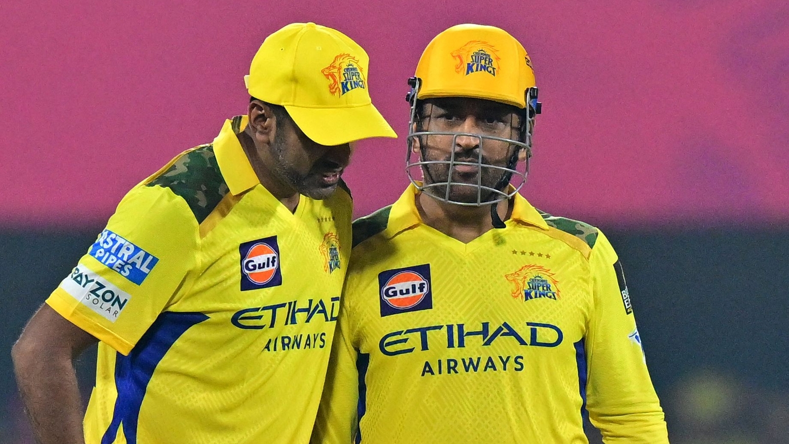 Ashwin and Dhoni