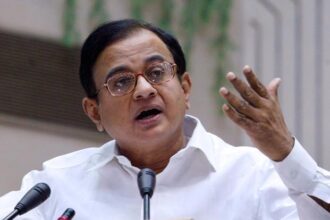 Congress leader P. Chidambaram