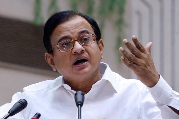 Congress leader P. Chidambaram