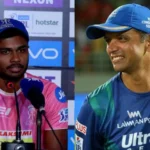 Sanju Samson and Rahul Dravid