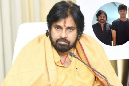 Pawan Kalyan with his Son