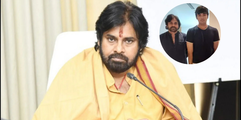 Pawan Kalyan with his Son