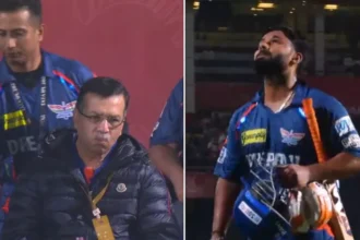 Sanjiv Goenka's resigned look after Rishabh Pant's bizarre dismissal