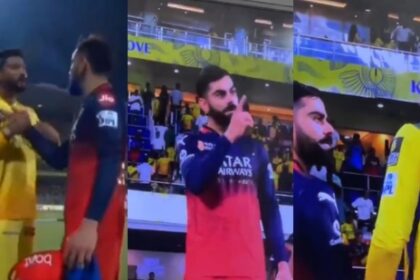 Virat Kohli and Khaleel Ahmed