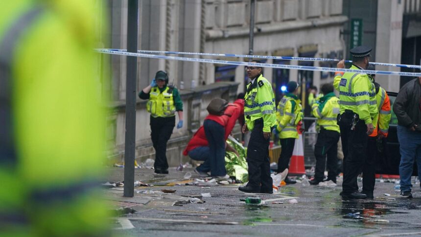 car rams crowd during Liverpool's victory parade