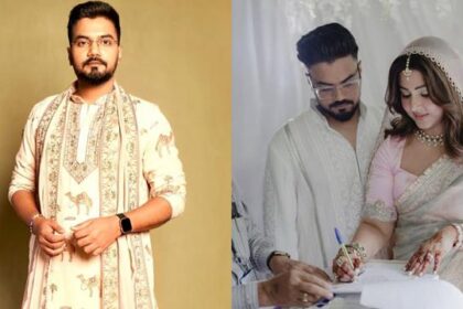 Rocky Jaiswal and Hina Khan
