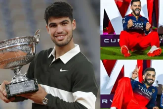 Virat Kohli and Carlos Alcaraz